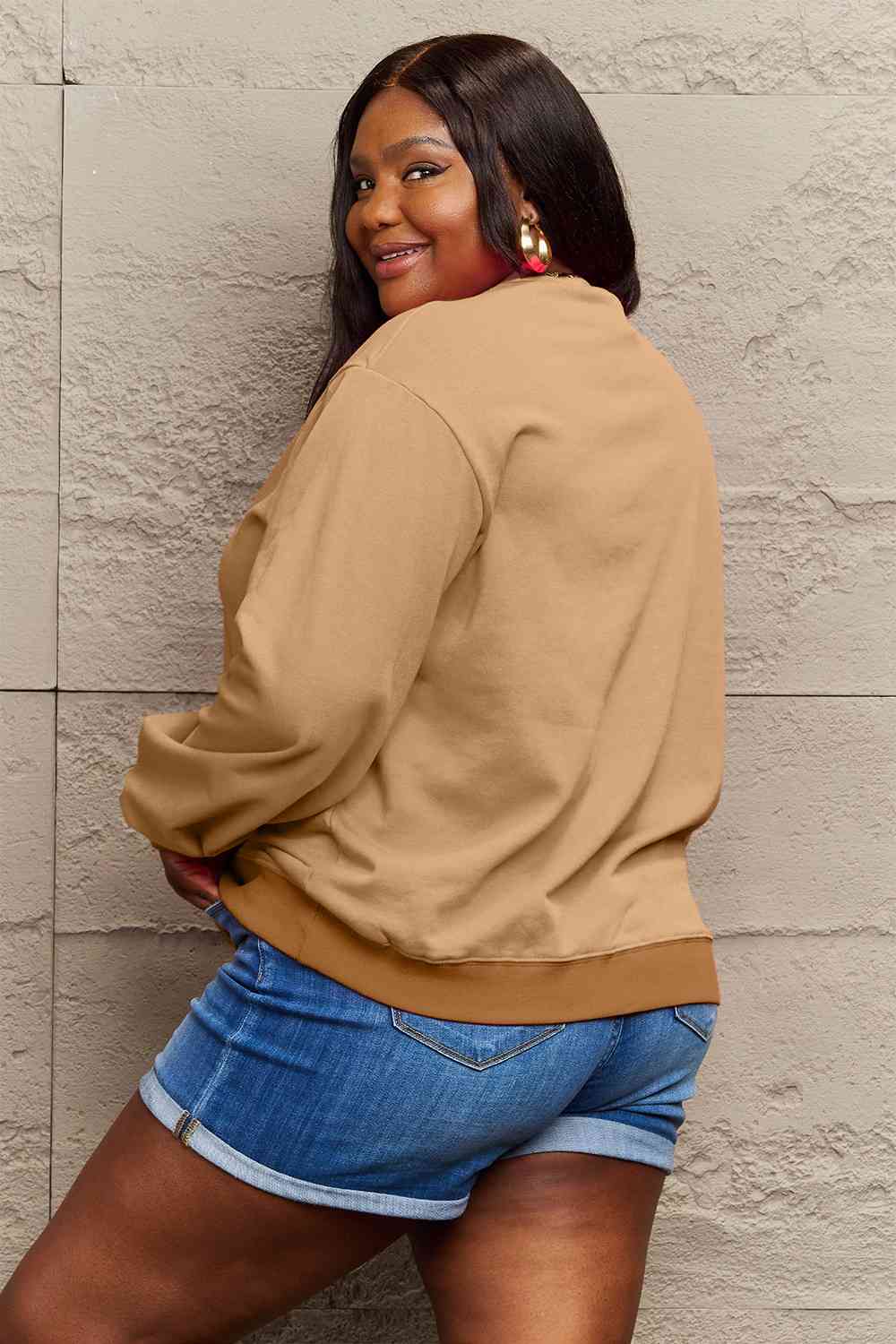 Simply Love Full Size Football Helmet Graphic Sweatshirt - 5 Colors!