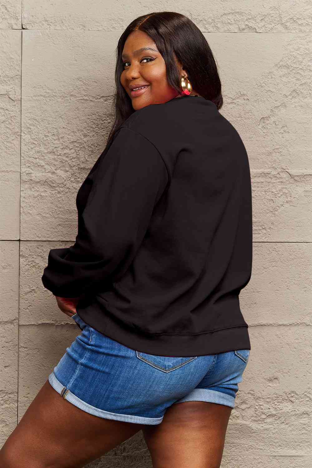 Simply Love Full Size Football Helmet Graphic Sweatshirt - 5 Colors!