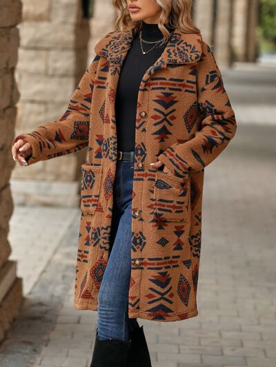 Yansa Tribal Print Coat
