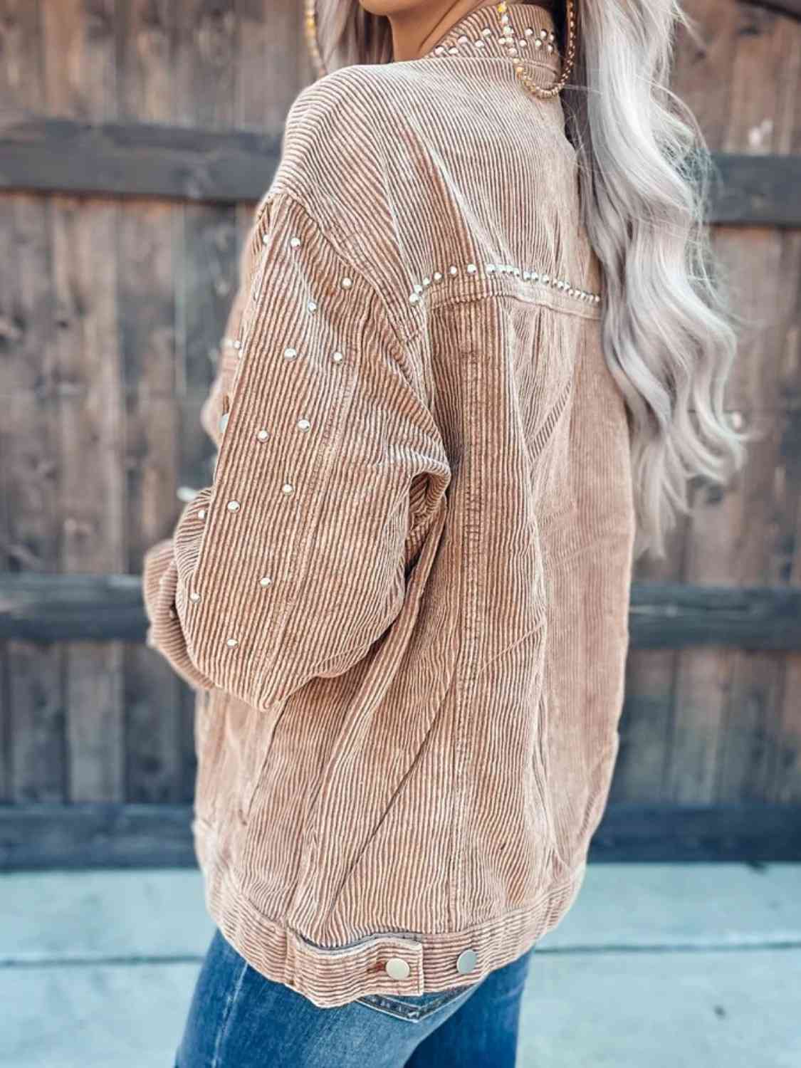 Studded Textured Jacket
