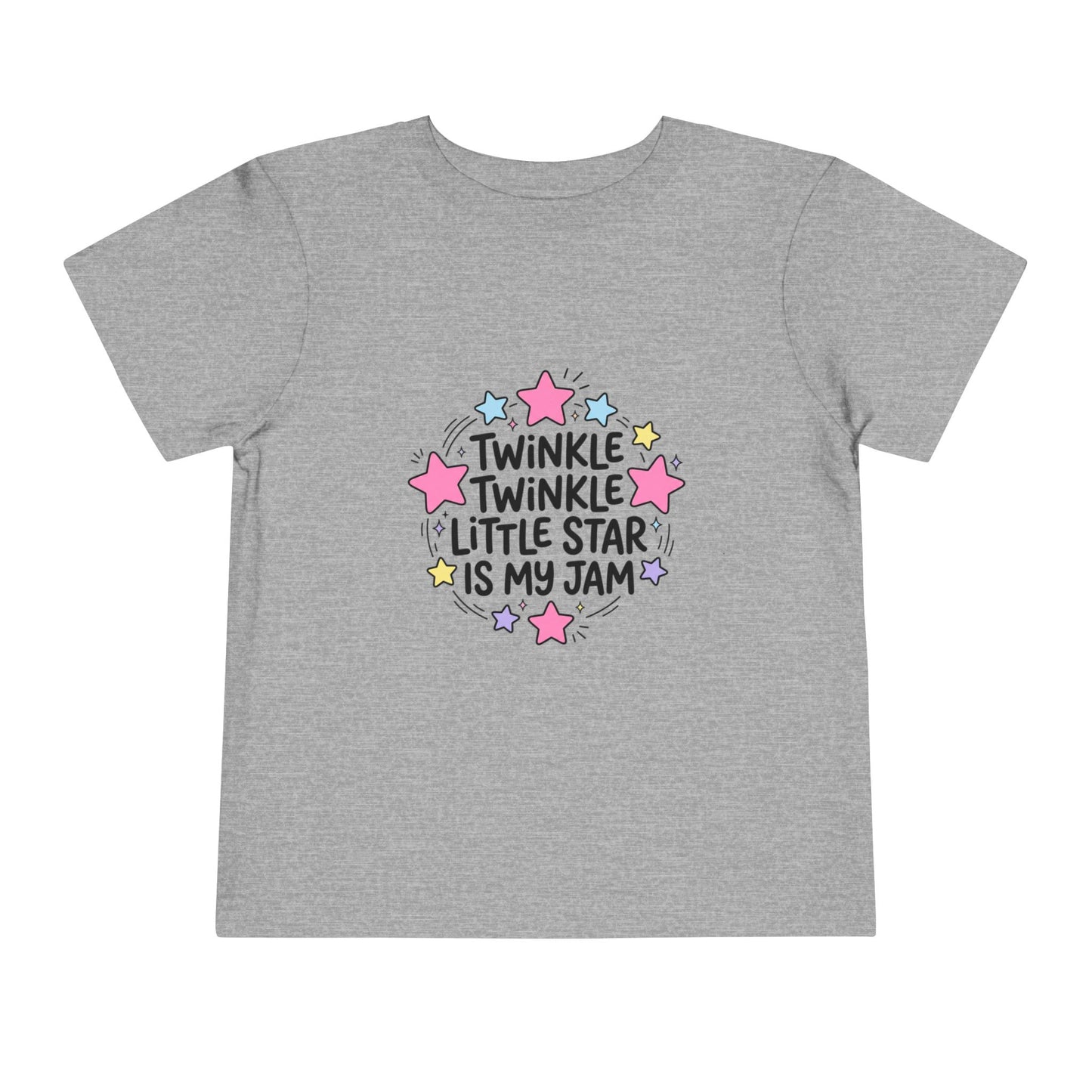 Toddler Tee — "Twinkle Twinkle Little Star Is My Jam" Cute Starry Graphic