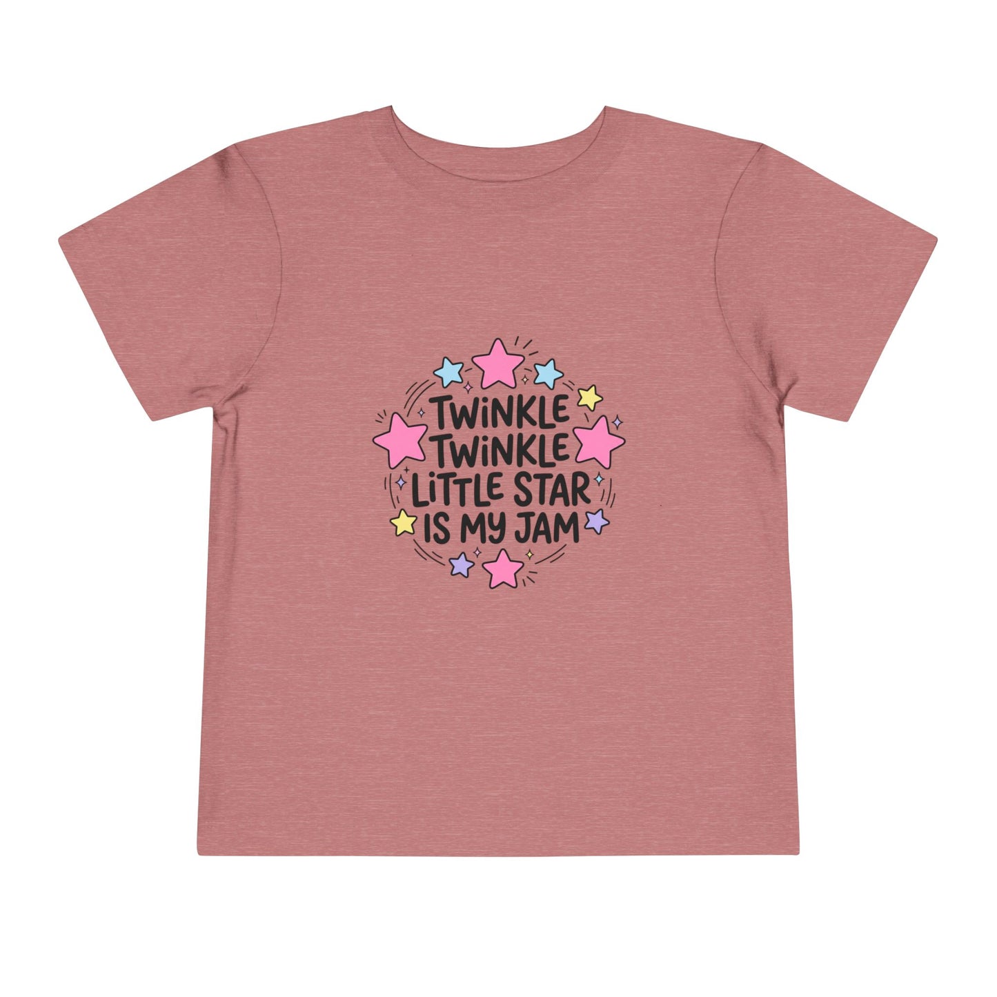 Toddler Tee — "Twinkle Twinkle Little Star Is My Jam" Cute Starry Graphic