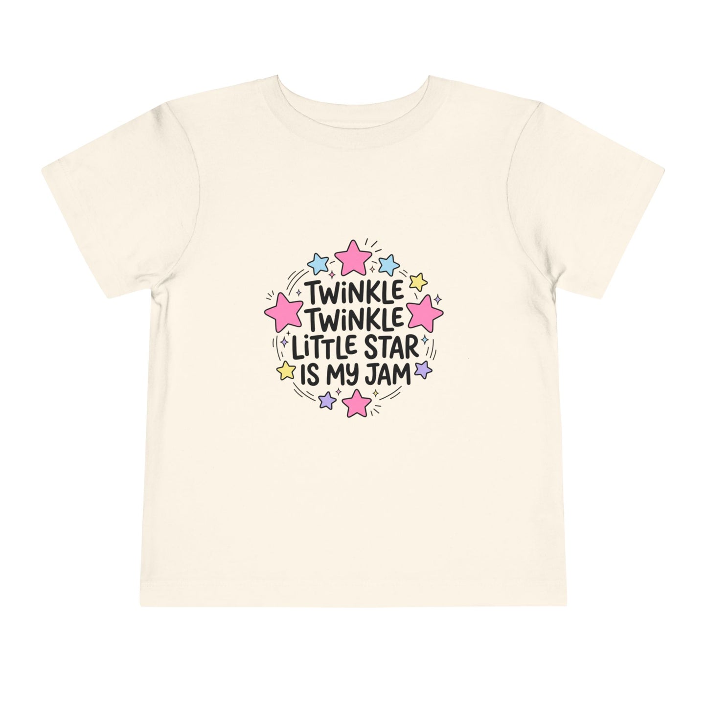 Toddler Tee — "Twinkle Twinkle Little Star Is My Jam" Cute Starry Graphic