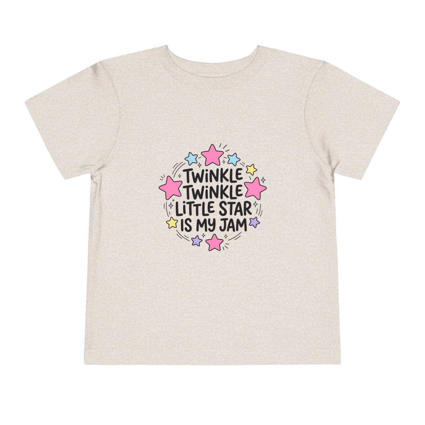 Toddler Tee — "Twinkle Twinkle Little Star Is My Jam" Cute Starry Graphic