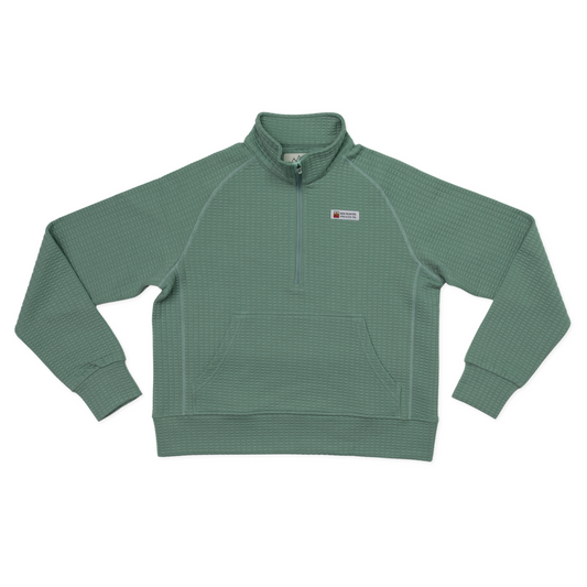 Women's Waffle 1/2 Zip (Cypress)