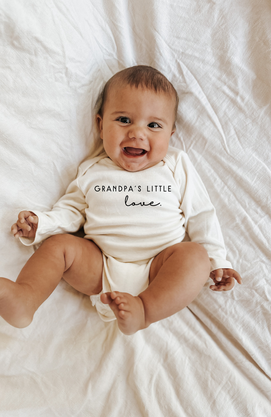 Grandpa's Little Love Organic Bodysuit Long Sleeve