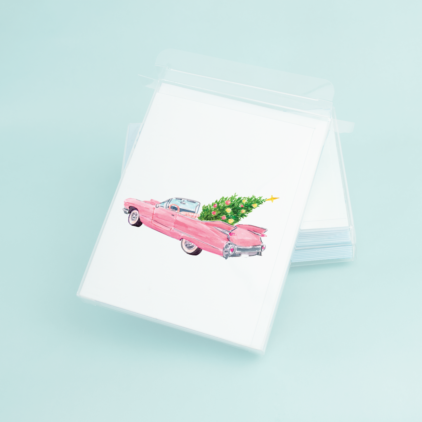 Pink Christmas Cadillac