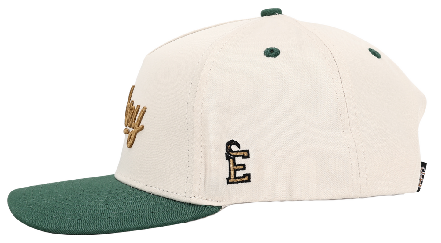 Cream/Green - 3D Logo