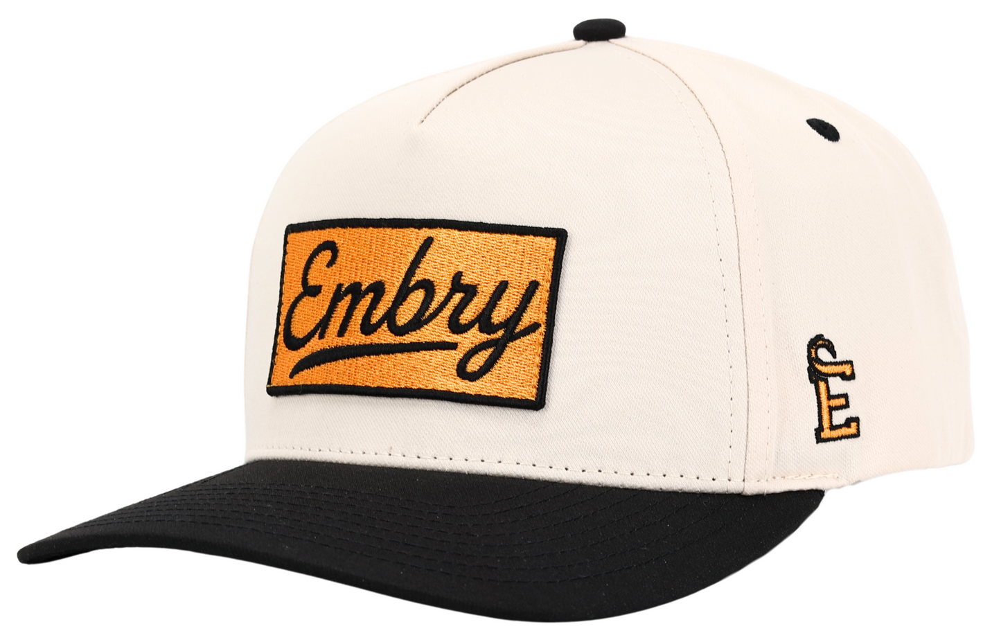 Cream/Black - Logo Patch