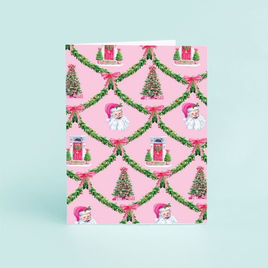 Pink Christmas Pattern