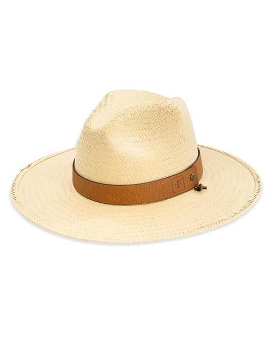 Brimmed Field Hat - Burlap Straw