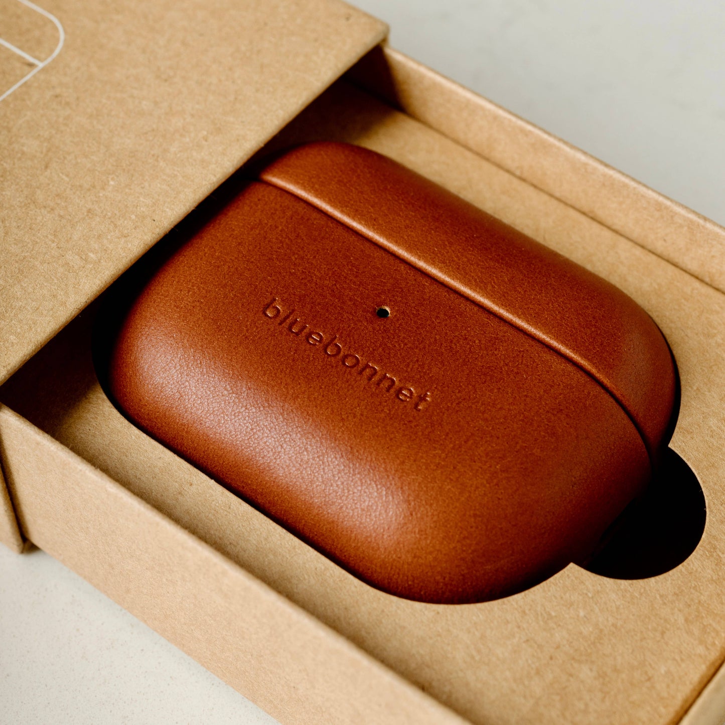 Leather AirPods Pro (1st & 2nd Gen) Case - Saddle Tan