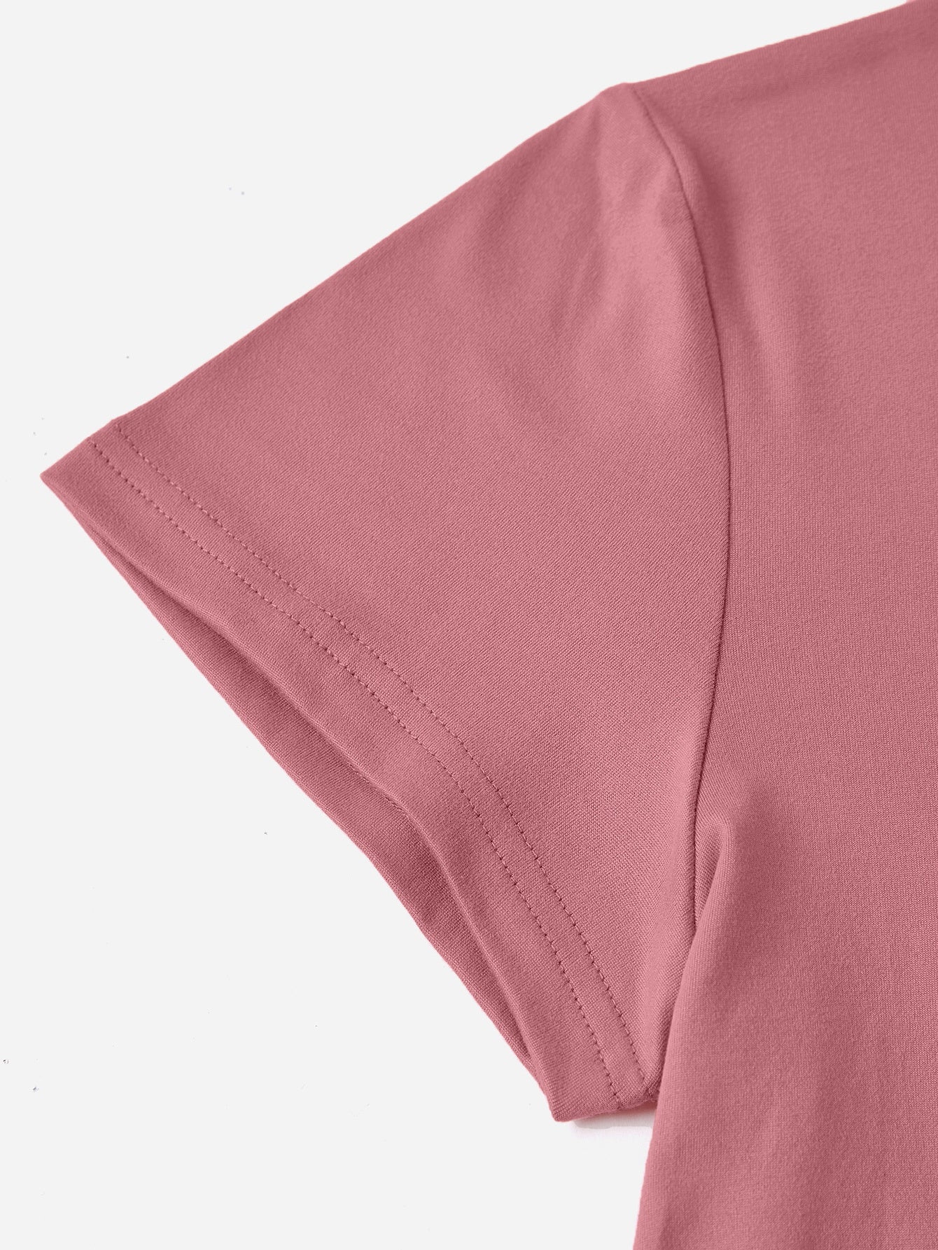 MAMA Pastel Color & Leopard Short Sleeve T-Shirt