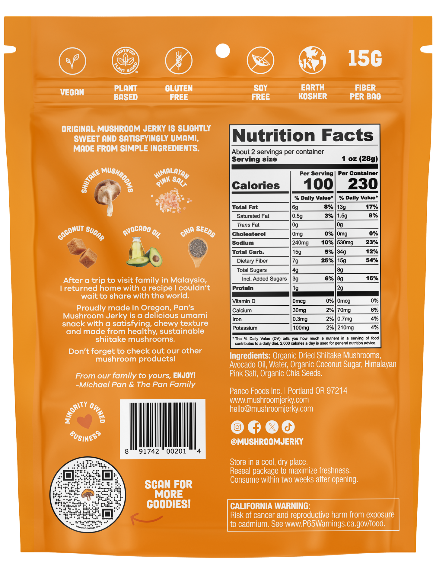 Original Mushroom Jerky