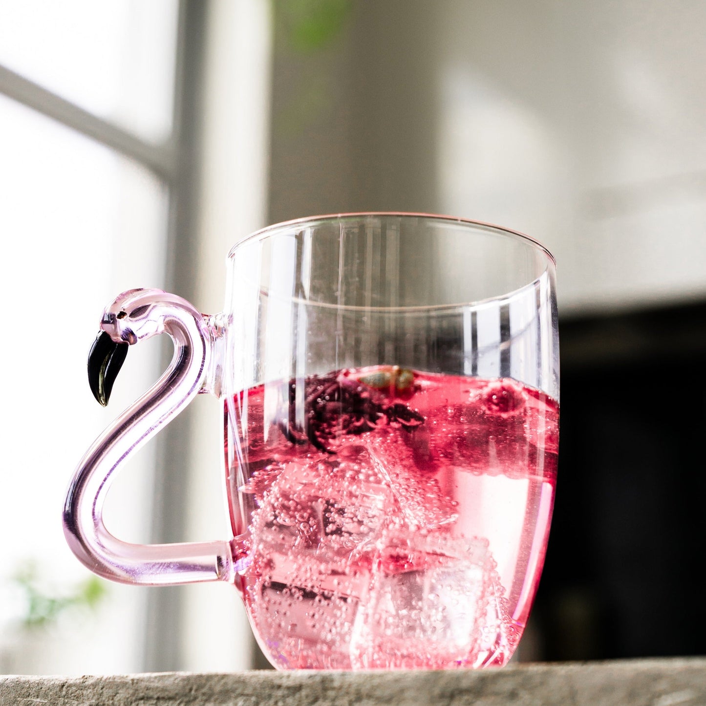 Flamingo Glass Mugs