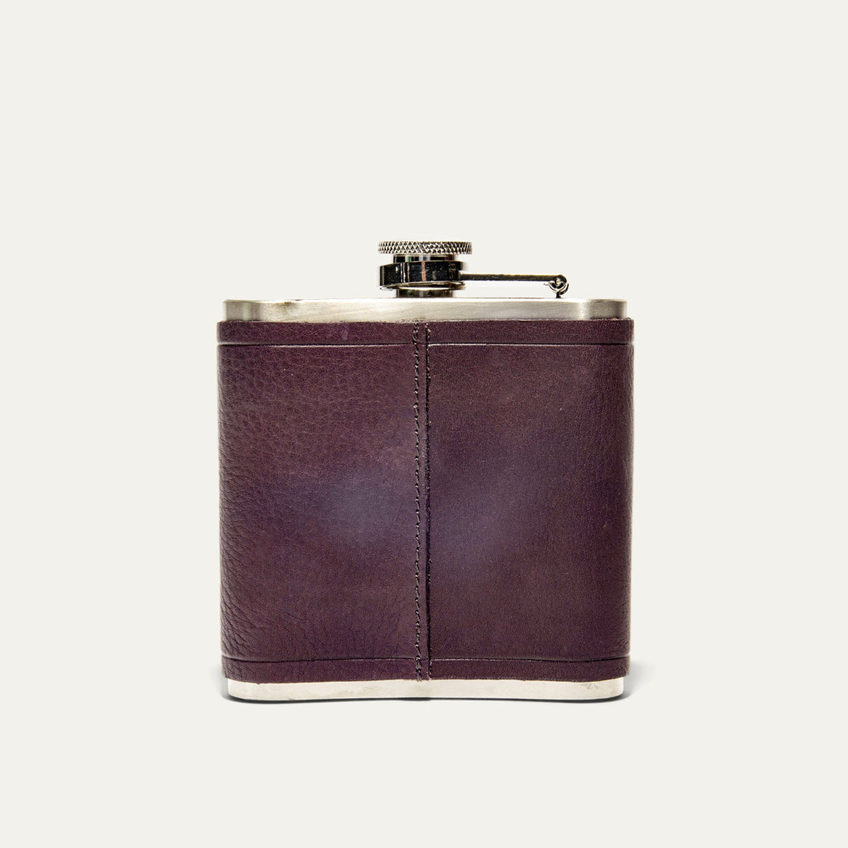 Leather & Stainless Steel Flask