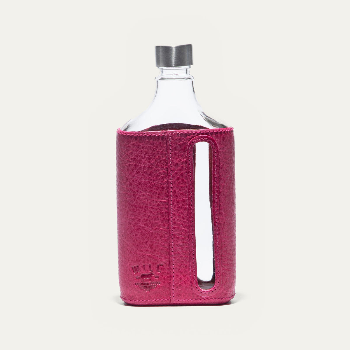 Glass Leather Flask 375Ml