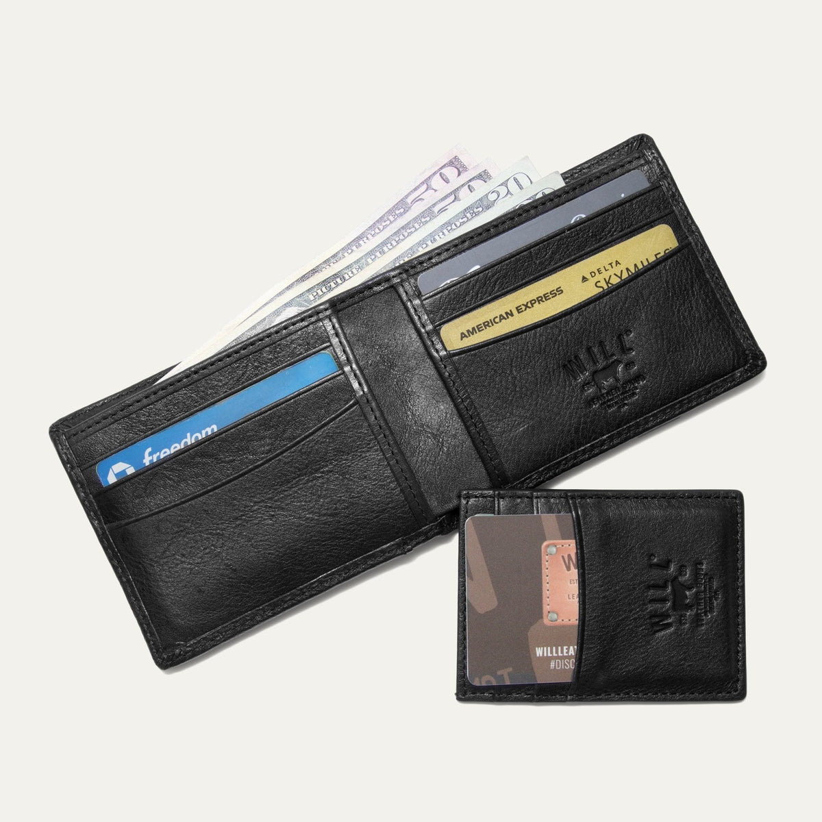 Companion Billfold Wallet Noir