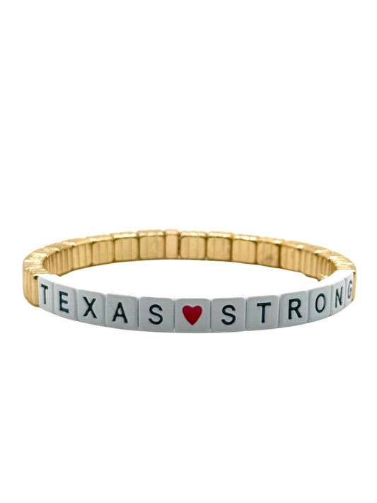 Stackable TEXAS ❤️  Strong Bracelet