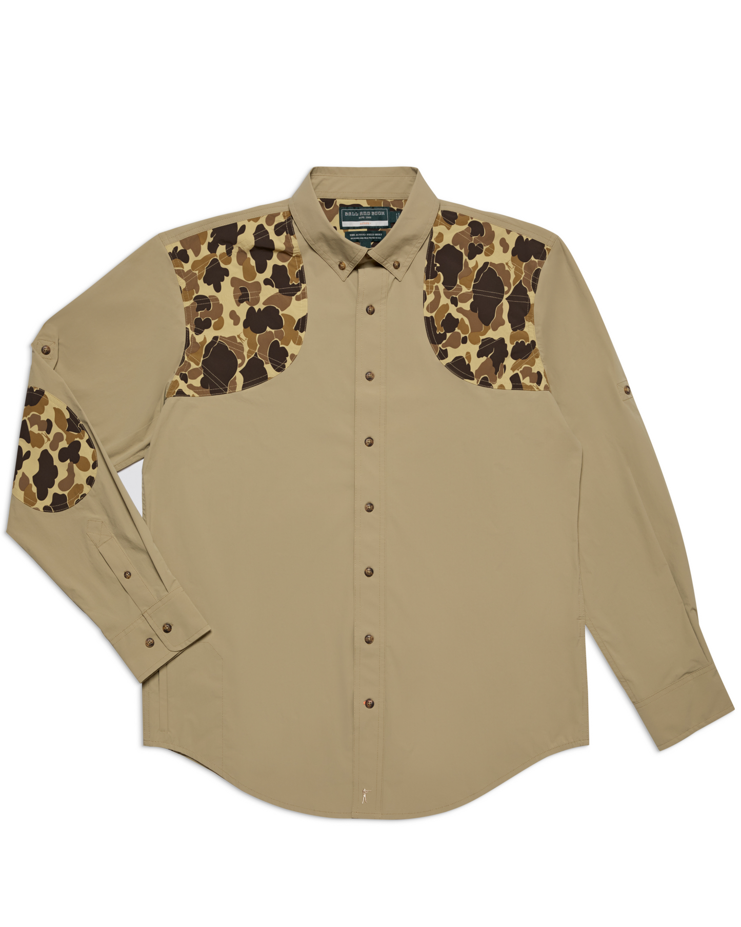 Active+ Field Shirt in Desert Tan/Original Camo