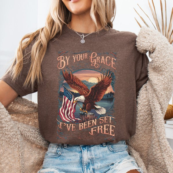 By Your Grace American Christian T-shirt