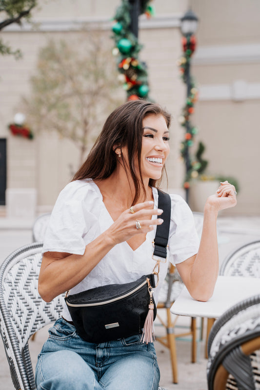 MJ Luxe Sidekick Bag Bridal Onyx