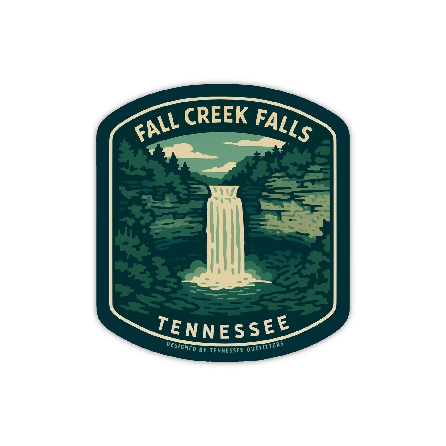 Waterfall Series: Fall Creek Falls Sticker