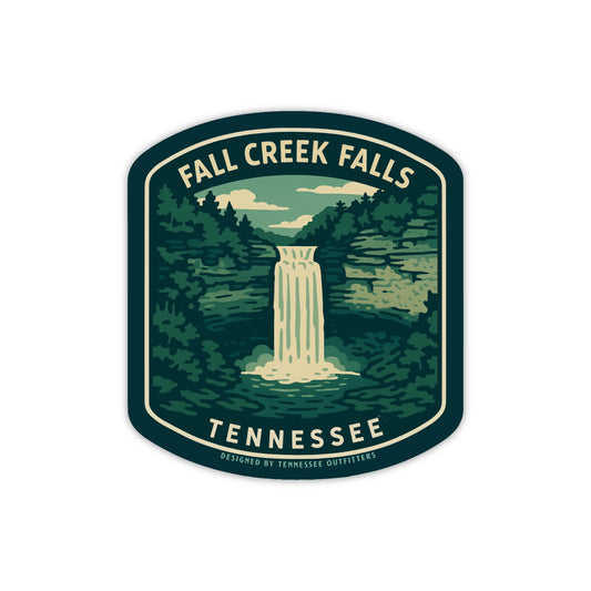Waterfall Series: Fall Creek Falls Sticker