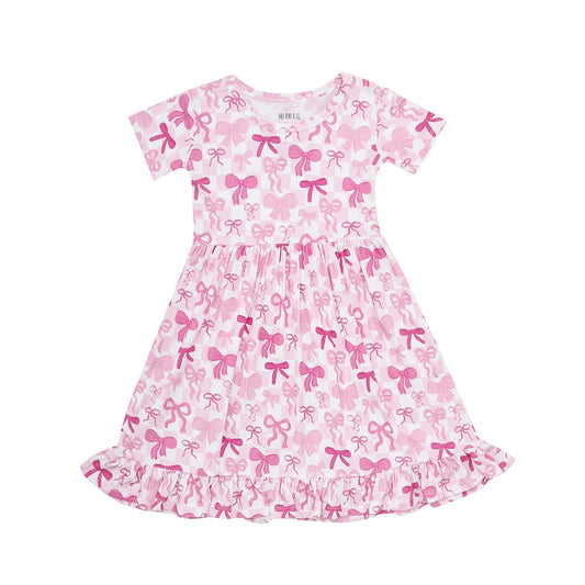 Bowtiful Bows Ruffled Dress