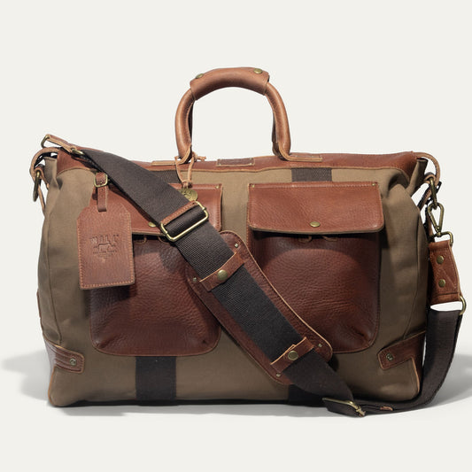 Canvas + Leather Travel Duffle