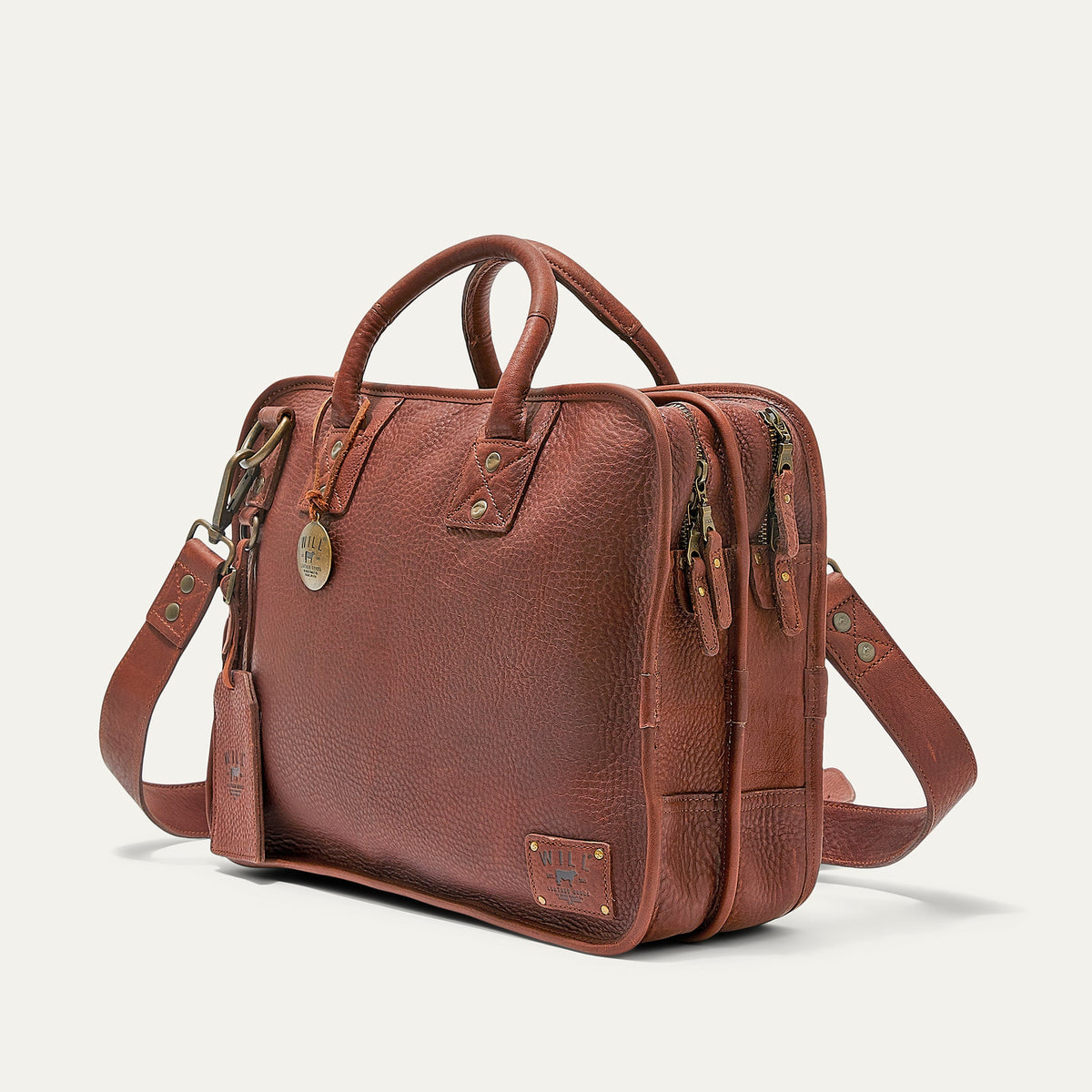 Hank Double Zip Briefcase