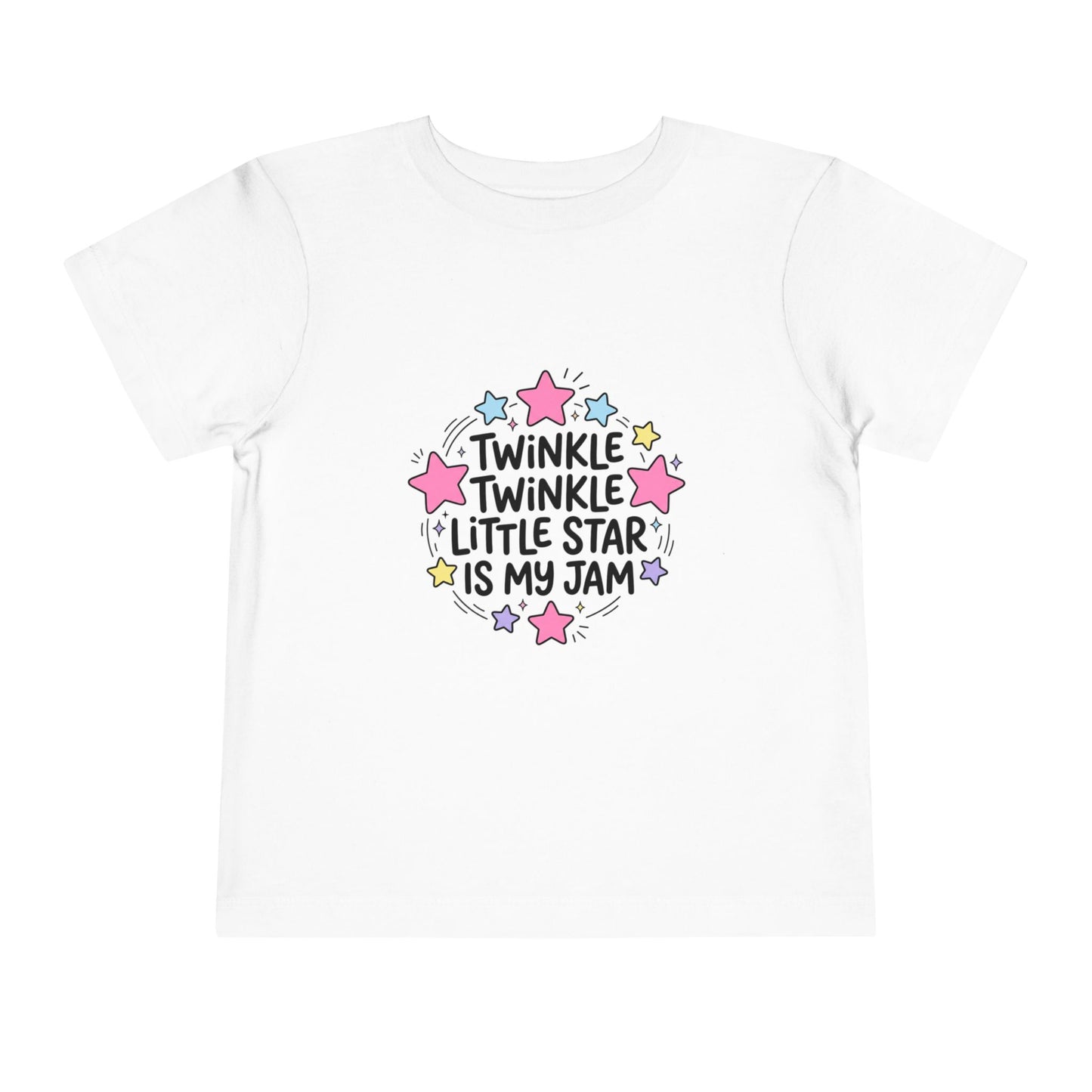 Toddler Tee — "Twinkle Twinkle Little Star Is My Jam" Cute Starry Graphic