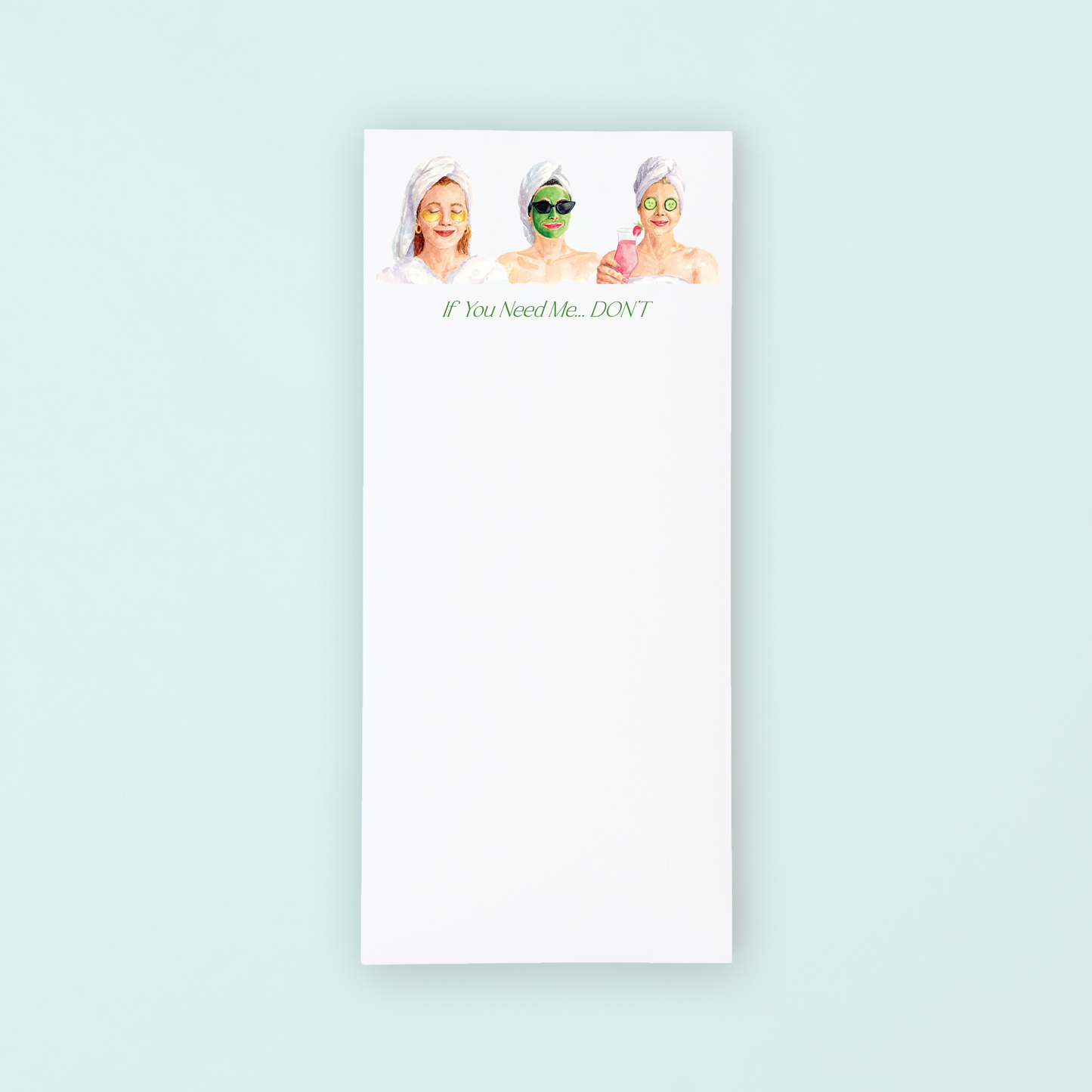 Spa Ladies List Pad