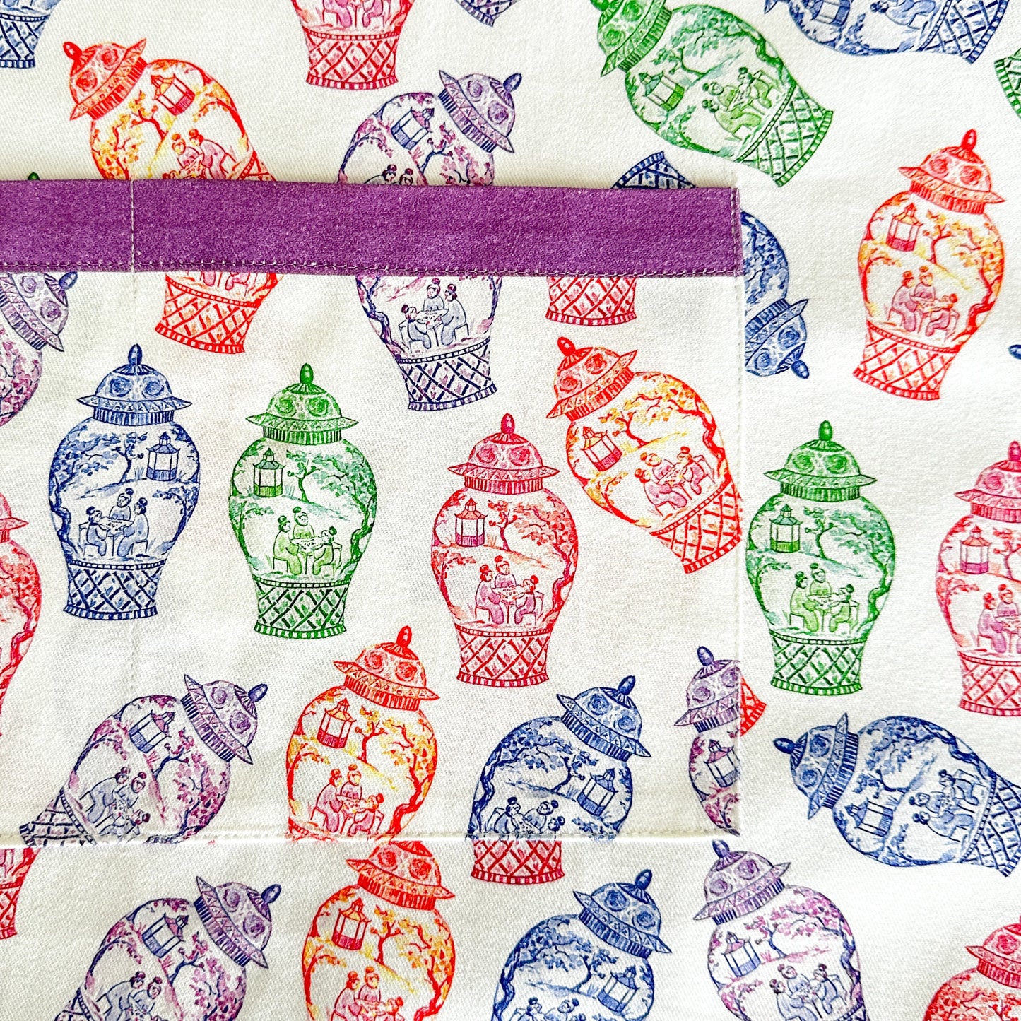 Colorful Ginger Jars Apron
