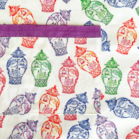 Colorful Ginger Jars Apron