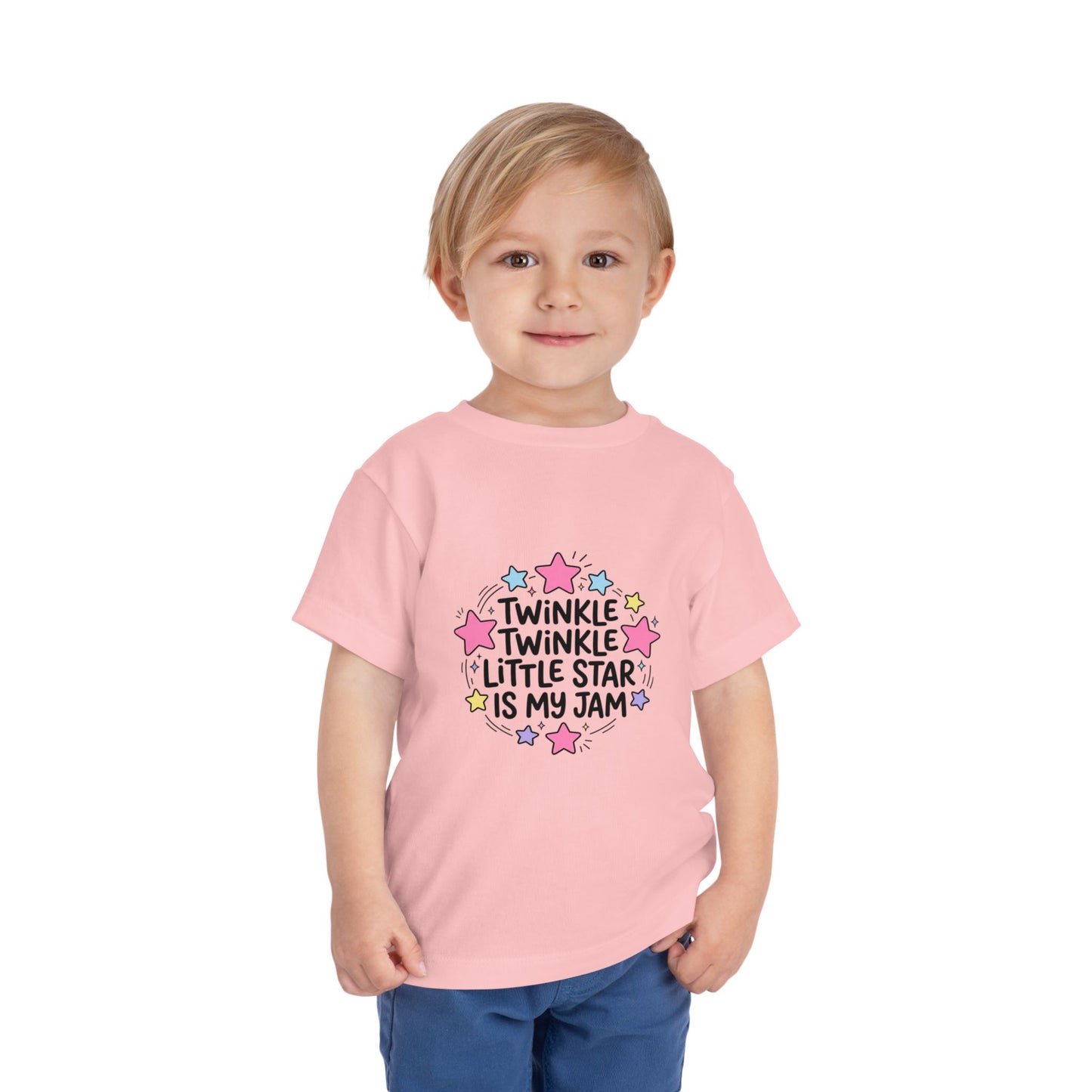 Toddler Tee — "Twinkle Twinkle Little Star Is My Jam" Cute Starry Graphic