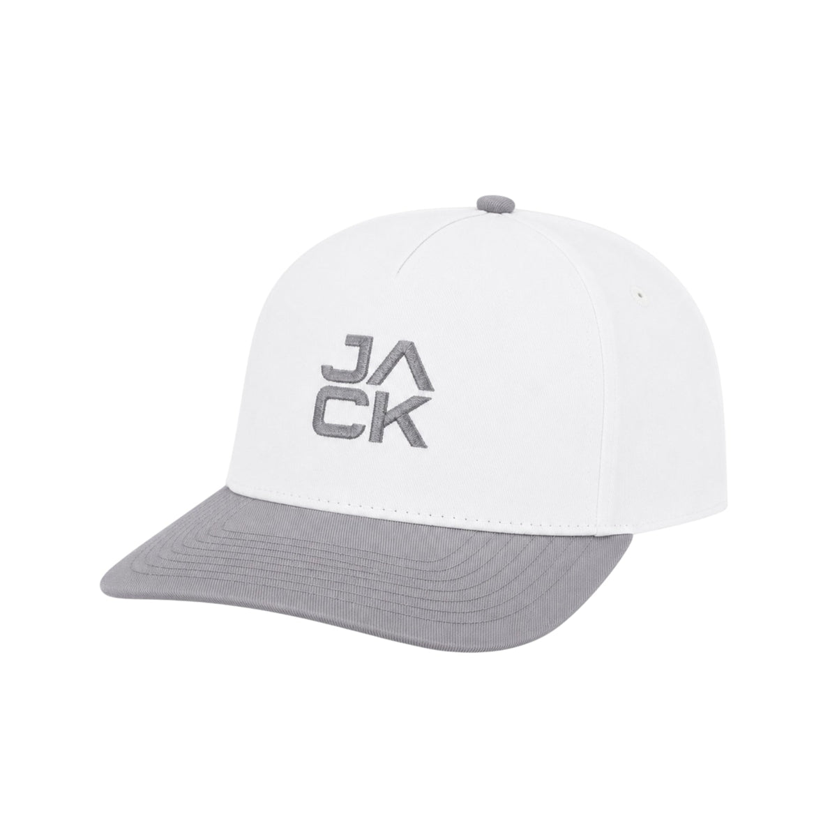 Gray & White Jack Hat