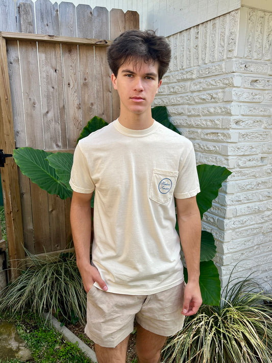 Modern Frontier Logo Pocket T-Shirt - Tan
