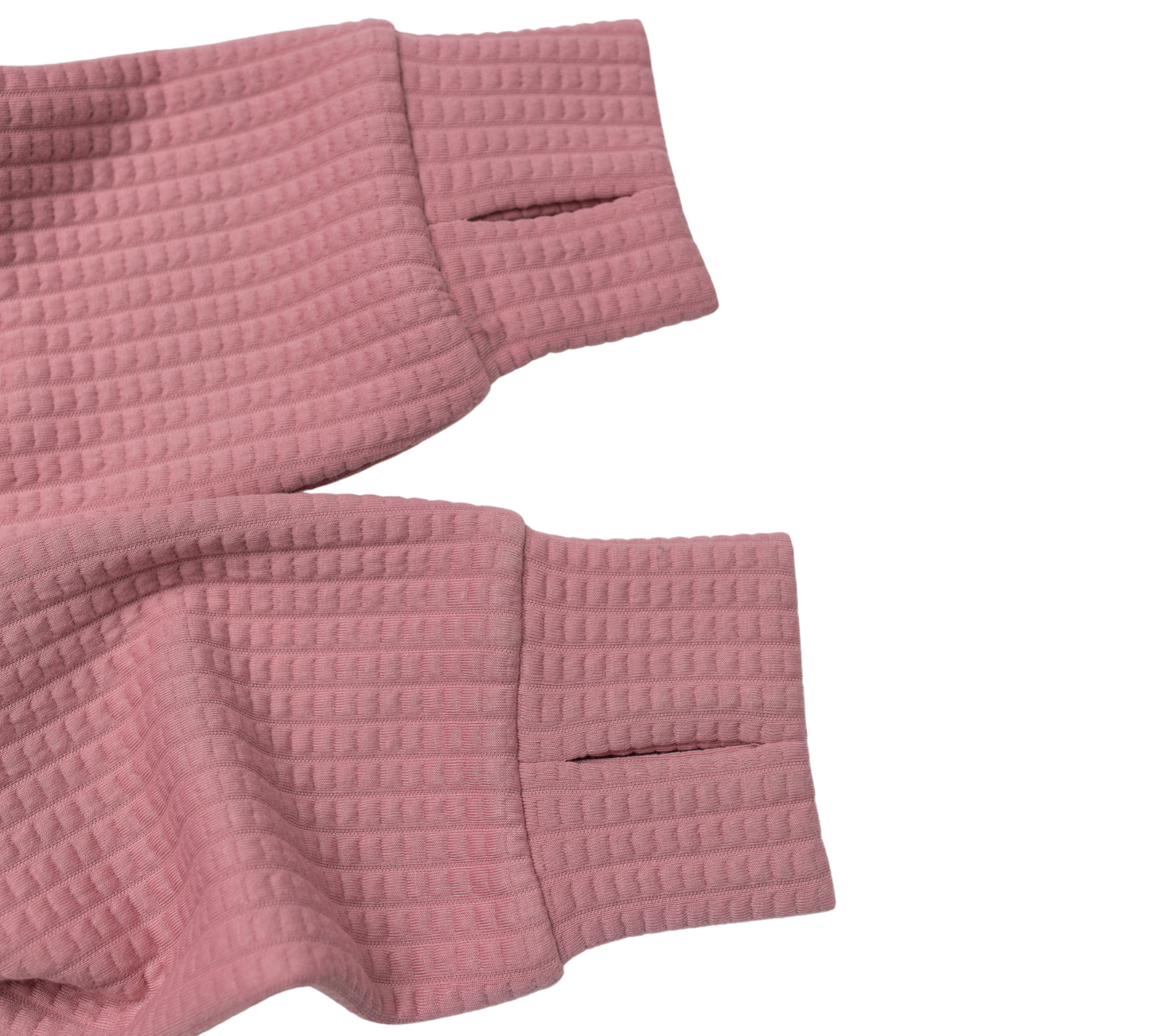 Women's Waffle 1/2 Zip (Carnation)