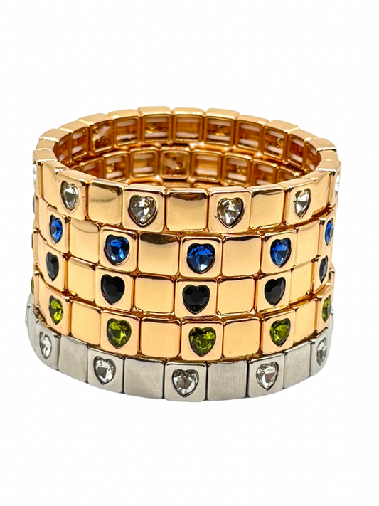 Endless Heart Gems Bracelet