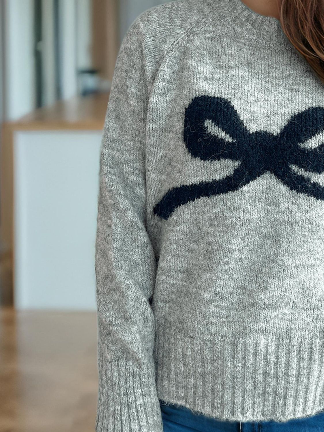 Bow Sweater - 4 Color Options