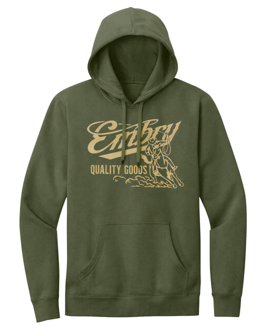 Vaquero Fleece Hoodie - Olive