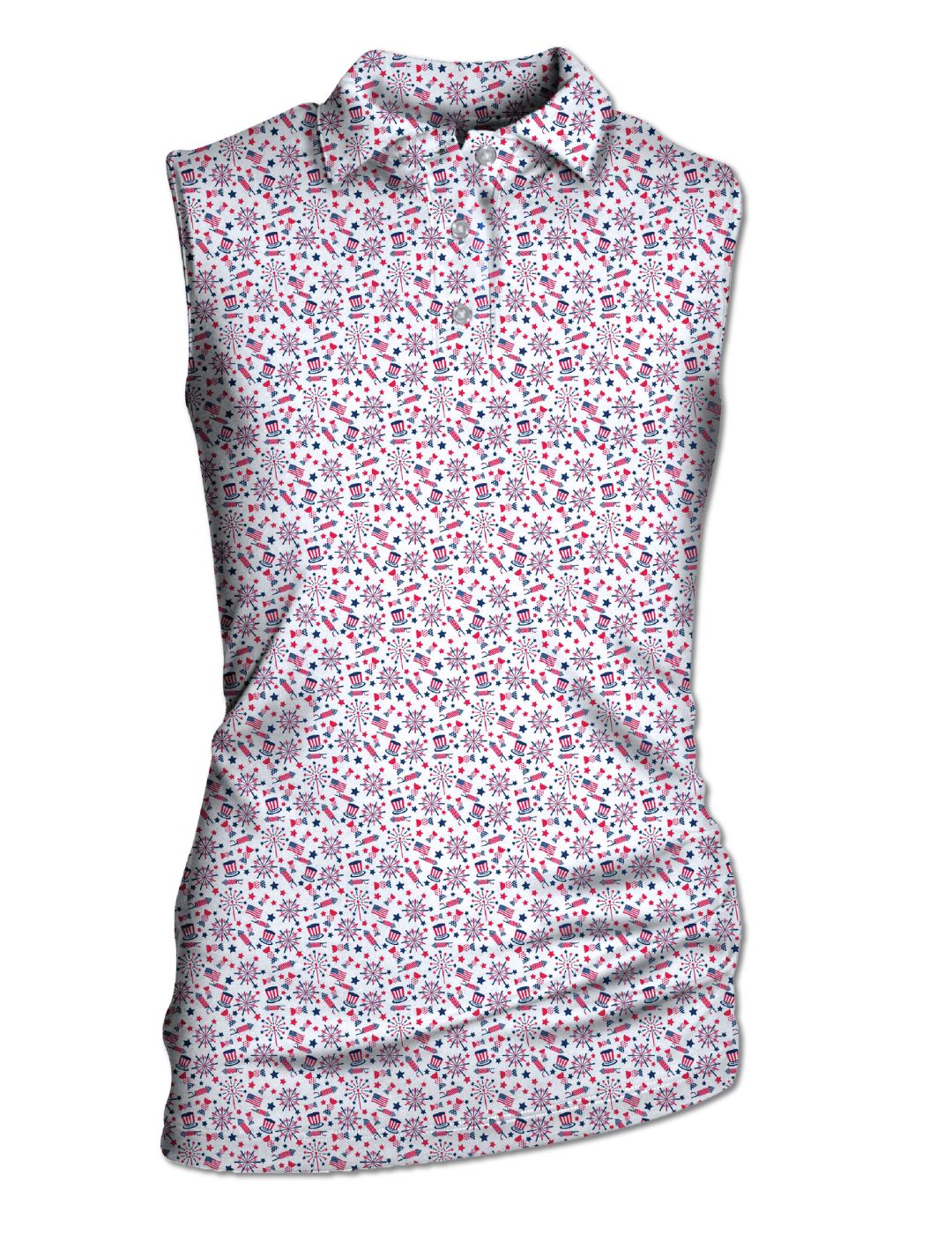 Limited Edition Americana Sleeveless Youth Girls' Polo