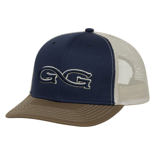 Deep Water Cap | TriColor | Stone MeshBack | Branded