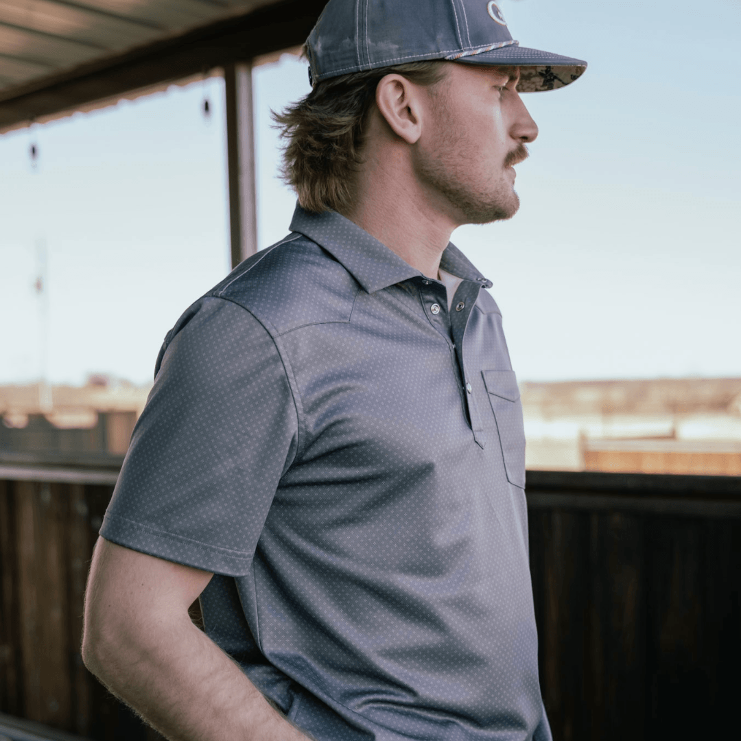 GunMetal Palo Duro Polo