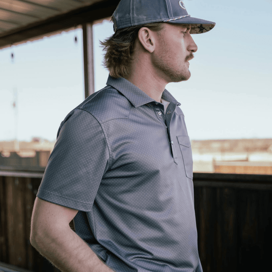 GunMetal Palo Duro Polo
