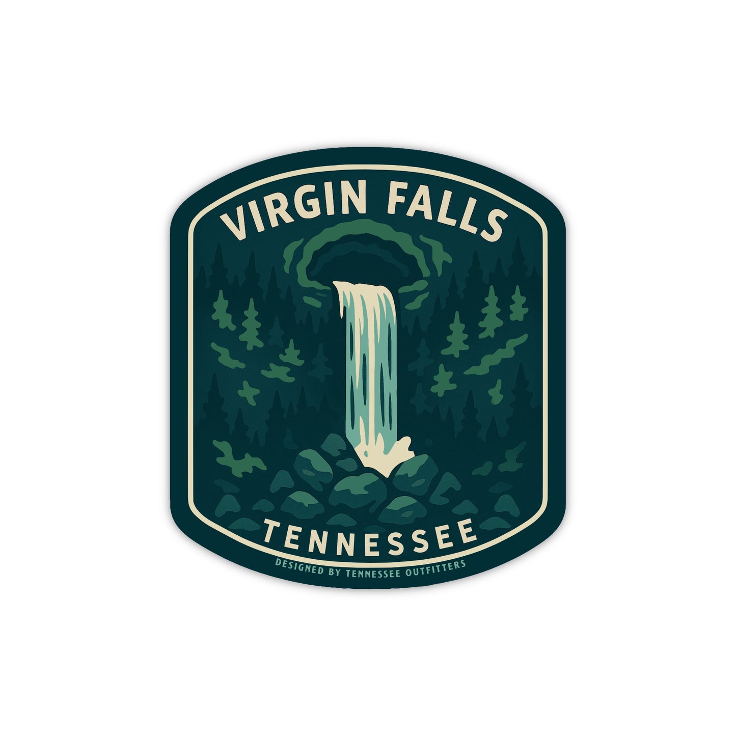 Waterfall Series: Virgin Falls Sticker