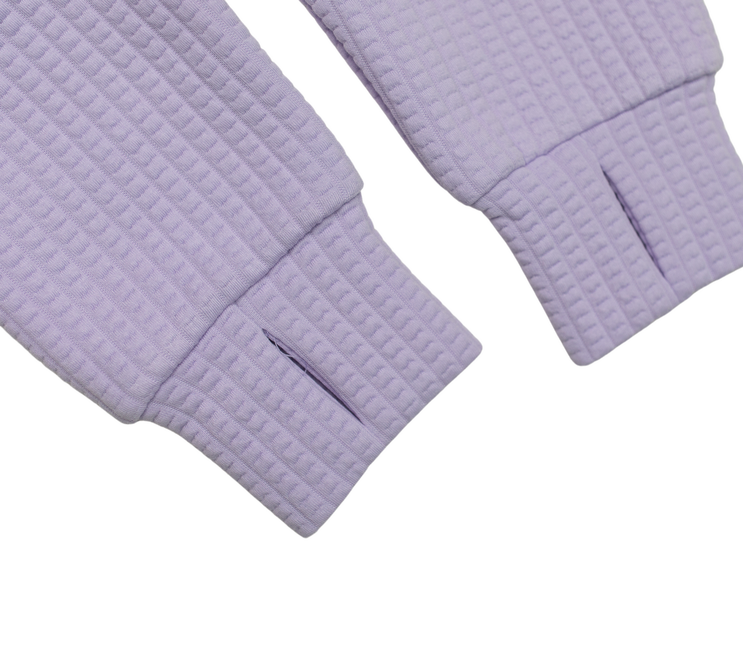 Women's Waffle 1/2 Zip (Lilac)