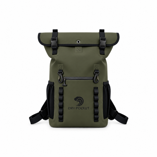 Waterproof Floating Backpack Dry Bag - Olive Night