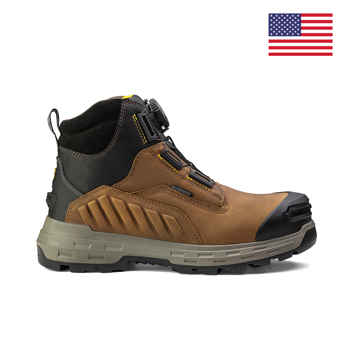 Wildwood 6” Composite Toe Turbolace™ Work Boot - Brown - Made in USA